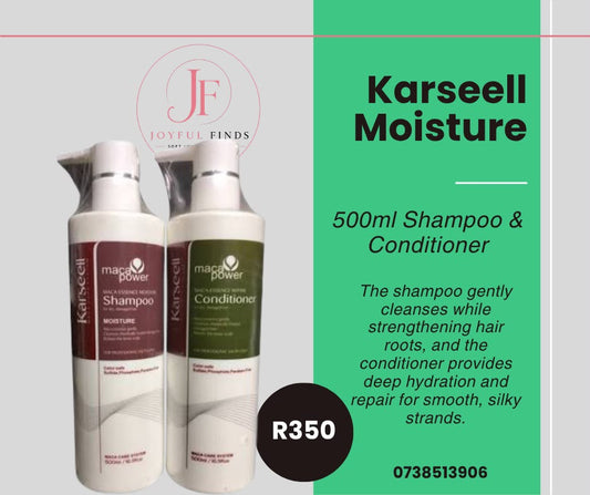 Karseell Maca Power Moisture Shampoo & Conditioner 500ml